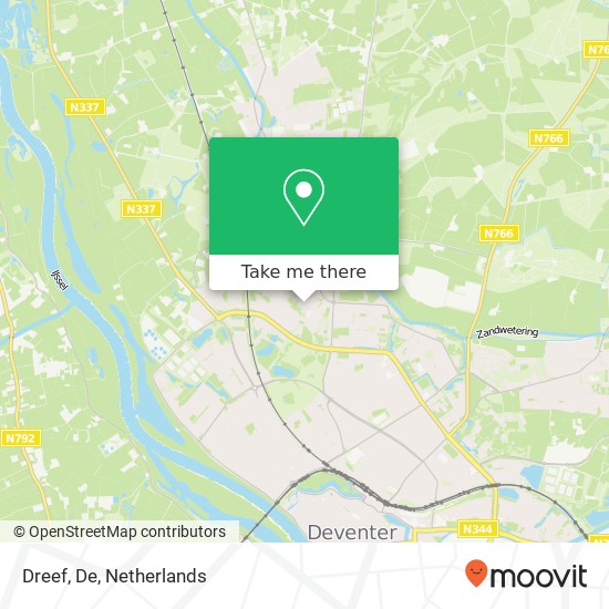 Dreef, De map