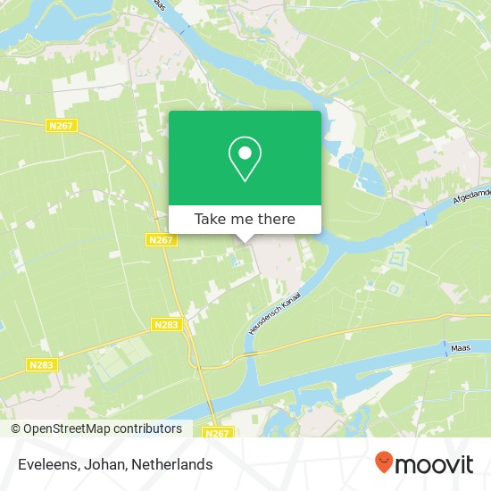 Eveleens, Johan map