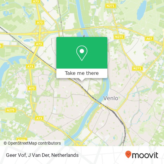 Geer Vof, J Van Der map