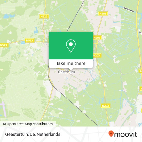 Geestertuin, De map