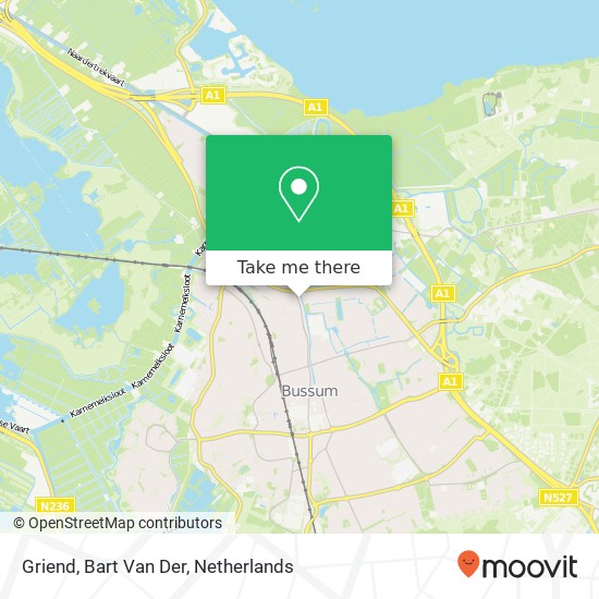 Griend, Bart Van Der map
