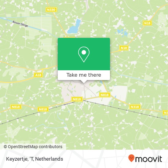 Keyzertje, 'T map