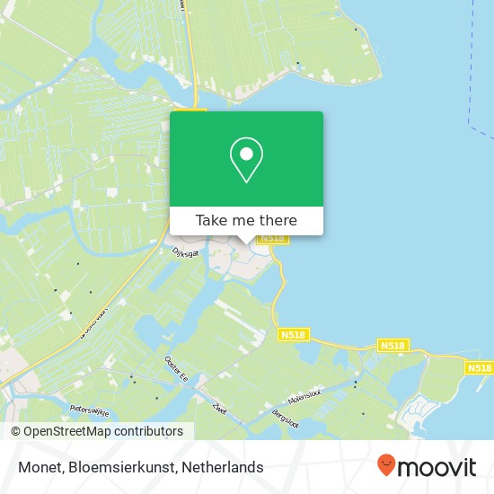 Monet, Bloemsierkunst map