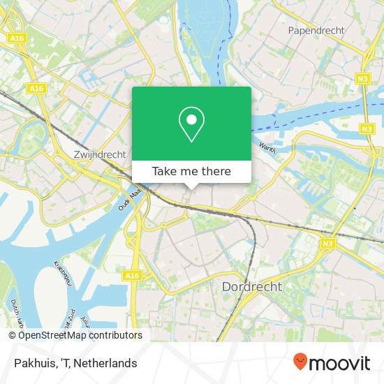 Pakhuis, 'T map