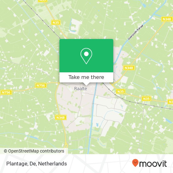 Plantage, De map