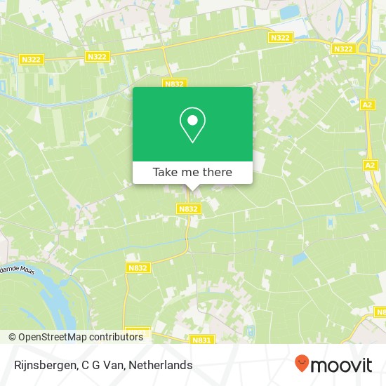 Rijnsbergen, C G Van map