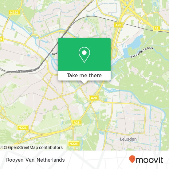 Rooyen, Van map