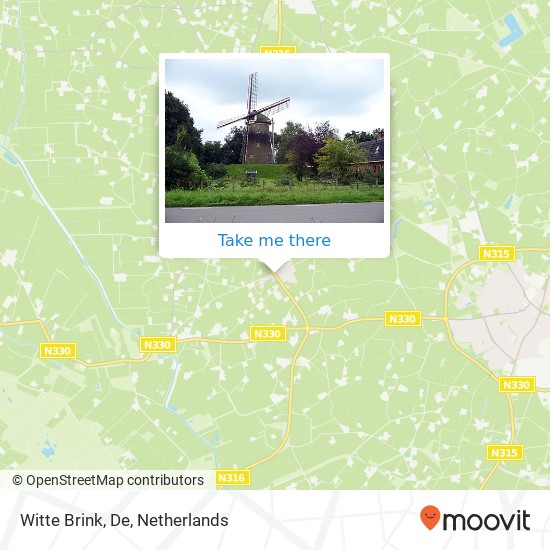 Witte Brink, De map