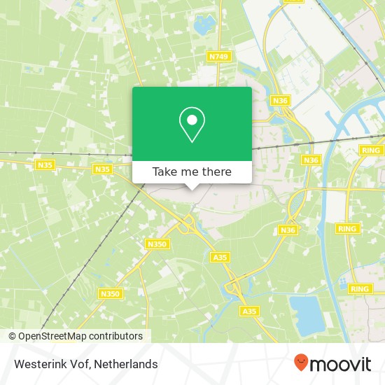 Westerink Vof map