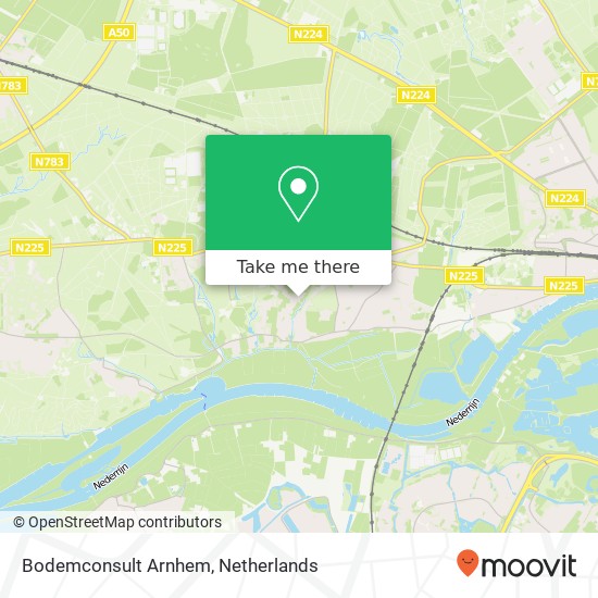 Bodemconsult Arnhem map