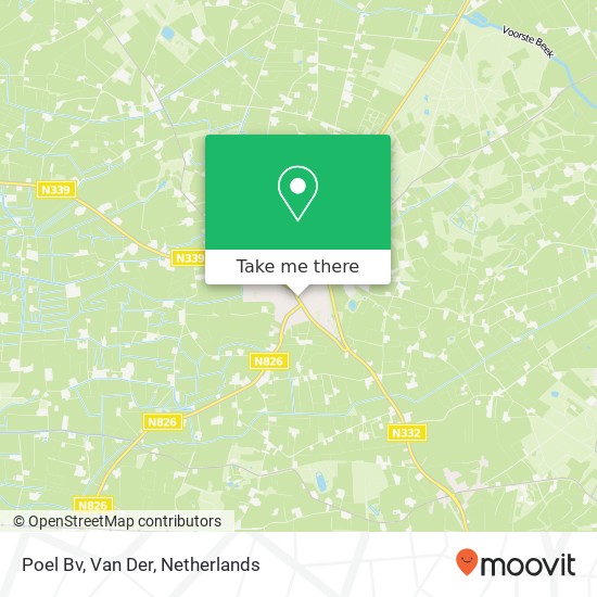 Poel Bv, Van Der map