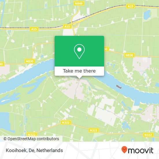 Kooihoek, De map