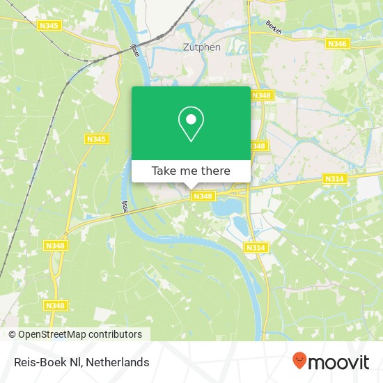 Reis-Boek Nl map