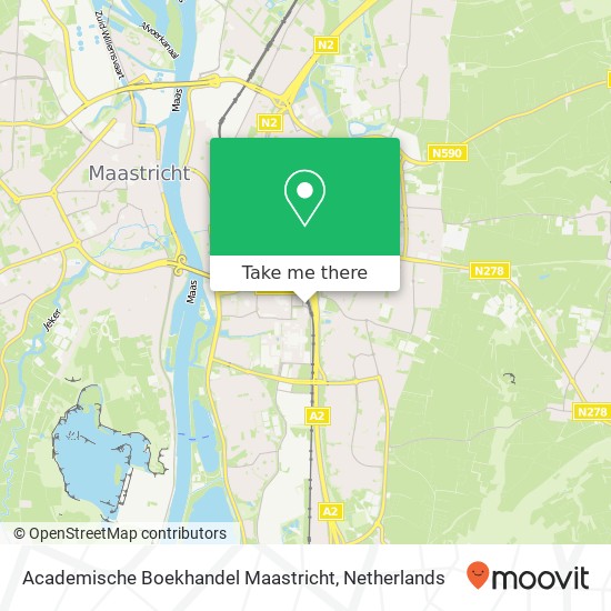 Academische Boekhandel Maastricht map