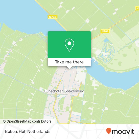 Baken, Het map