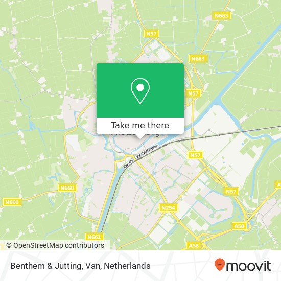 Benthem & Jutting, Van map