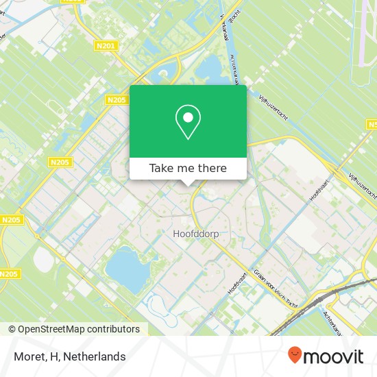 Moret, H map