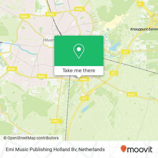 Emi Music Publishing Holland Bv map