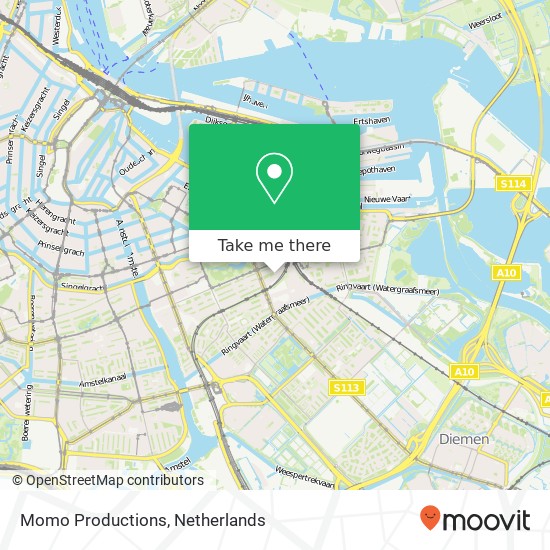 Momo Productions map