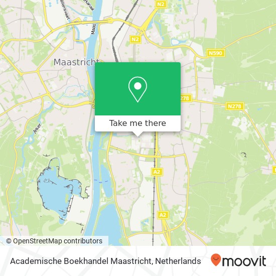 Academische Boekhandel Maastricht map