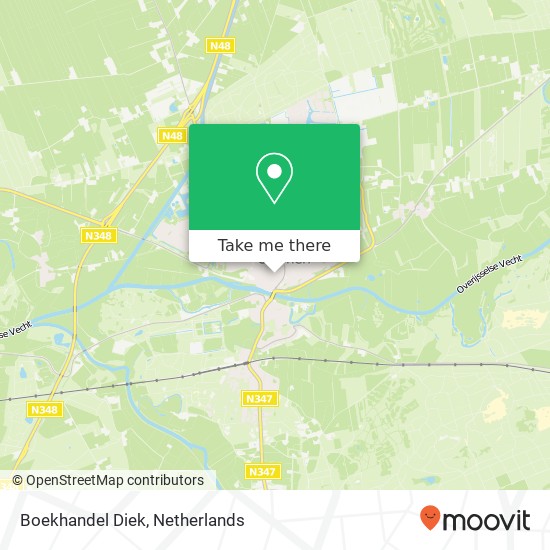 Boekhandel Diek map