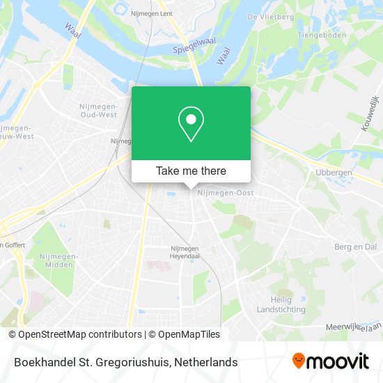 Boekhandel St. Gregoriushuis map