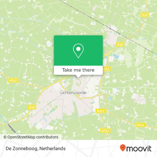 De Zonneboog map