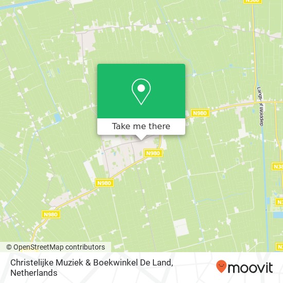 Christelijke Muziek & Boekwinkel De Land map