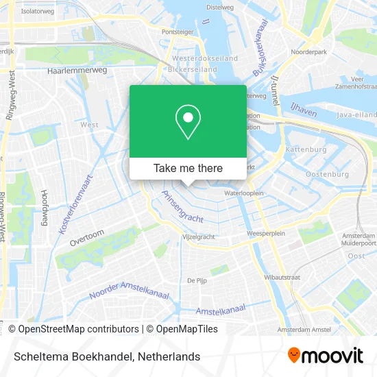 Scheltema Boekhandel map