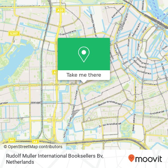 Rudolf Muller International Booksellers Bv map