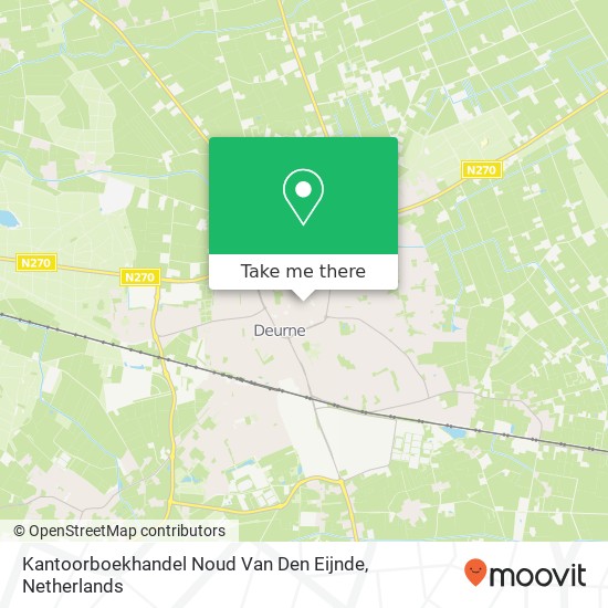 Kantoorboekhandel Noud Van Den Eijnde Karte