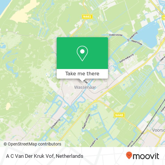 A C Van Der Kruk Vof Karte