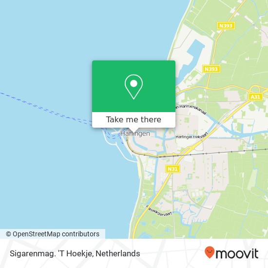 Sigarenmag. 'T Hoekje map