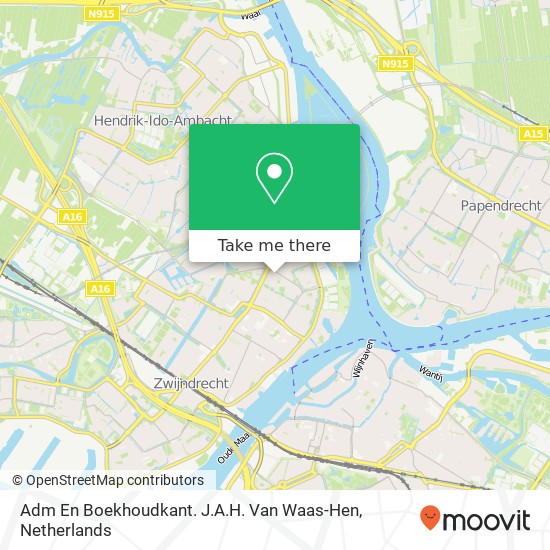 Adm En Boekhoudkant. J.A.H. Van Waas-Hen map