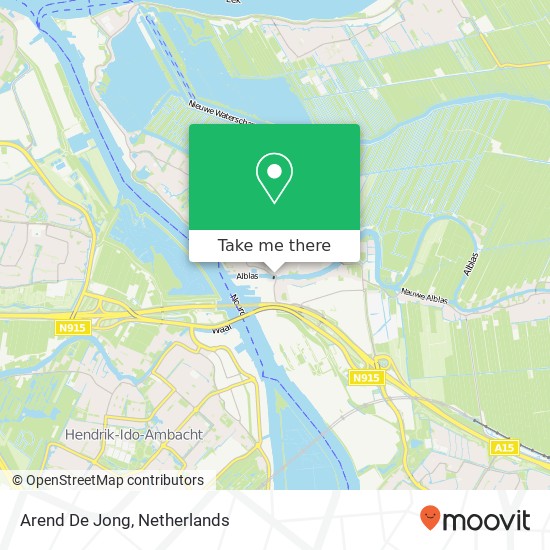 Arend De Jong map