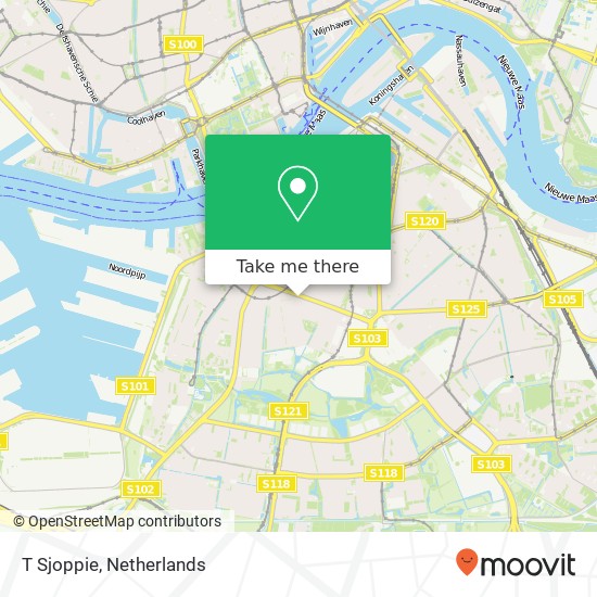 T Sjoppie map