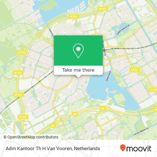 Adm Kantoor Th H Van Vooren map