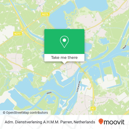 Adm. Dienstverlening A.H.M.M. Parren map