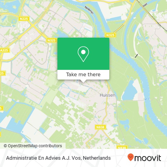 Administratie En Advies A.J. Vos Karte