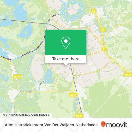 Administratiekantoor Van Der Weijden map