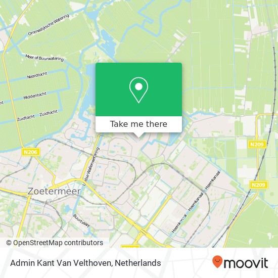 Admin Kant Van Velthoven map