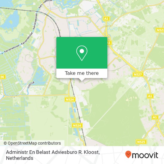 Administr En Belast Adviesburo R. Kloost map