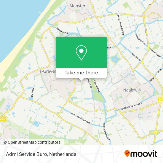 Admi Service Buro map