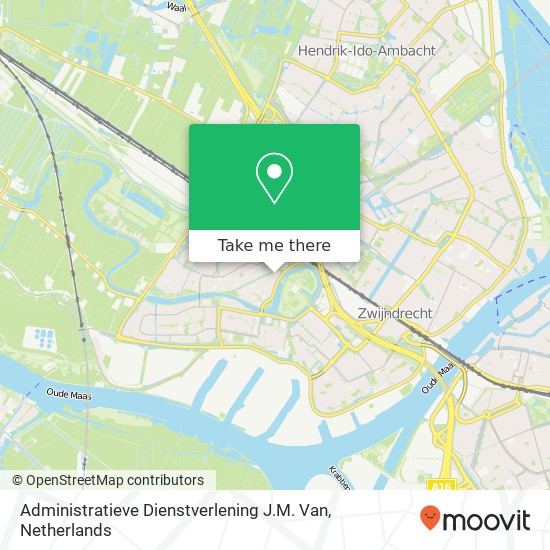 Administratieve Dienstverlening J.M. Van map