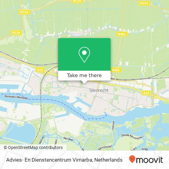 Advies- En Dienstencentrum Vimarba map