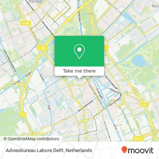Adviesbureau Labore Delft map