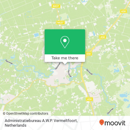 Administratiebureau A.W.P. Vermeltfoort map