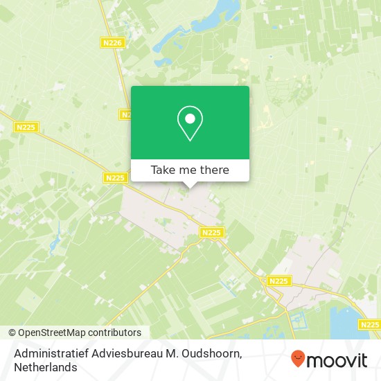 Administratief Adviesbureau M. Oudshoorn Karte