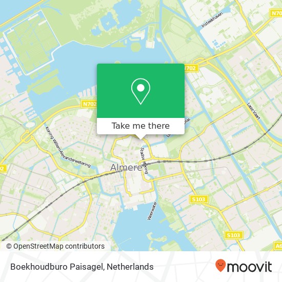 Boekhoudburo Paisagel map