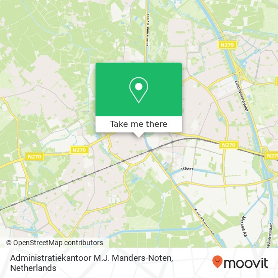 Administratiekantoor M.J. Manders-Noten map